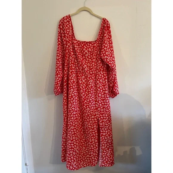 red midi dress shein SHEIN | Dresses | Shein Rust Red Spaghettistrap Midi Dress